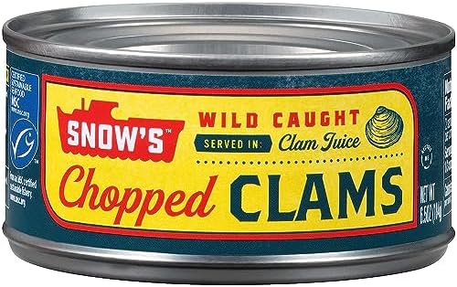 6-Pack 6.5-Oz Snow's Wild Caught Chopped Clams $6.50 w/ S&S + Free Shipping w/ Prime or on $35+