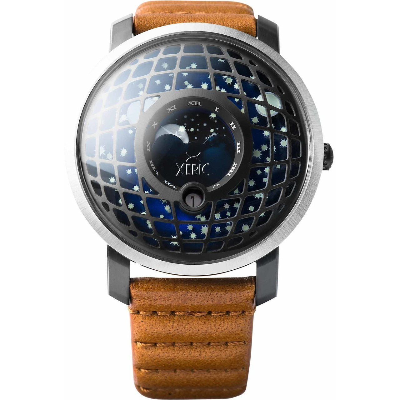 Trappist-1 American Moonphase Gunmetal Blue