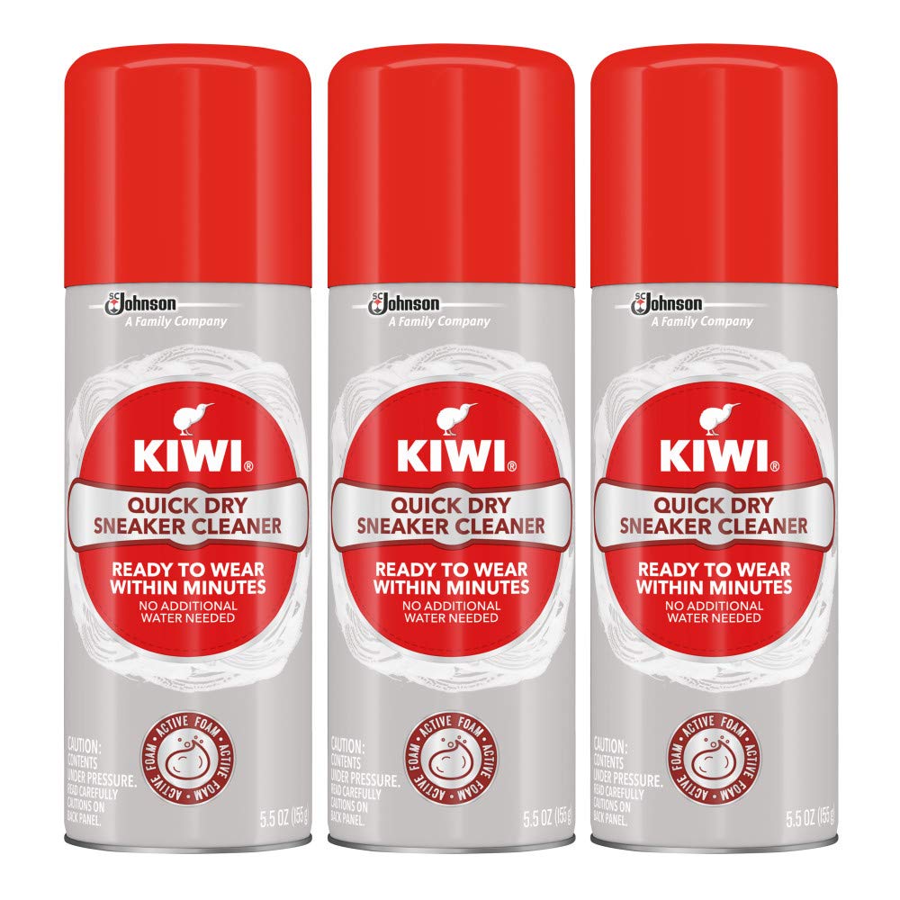 3-Pack 5.5-Ounce Kiwi Quick Dry Shoe Cleaner $6.70 w/ S&S + Free Shipping w/ Prime or on $35+
