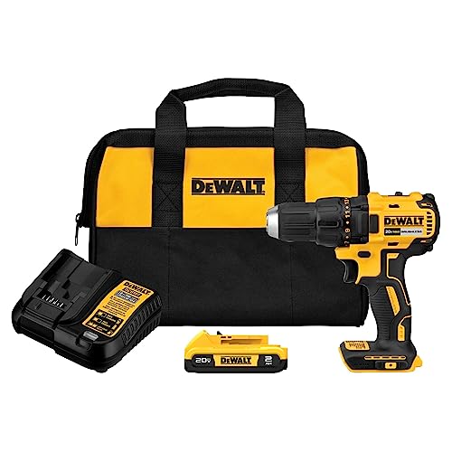 $89.10: DEWALT 20V MAX Cordless Drill Driver, 1/2 Inch, 2 Speed, XR 2.0 Ah Battery and Charger Included (DCD777D1) at Amazon