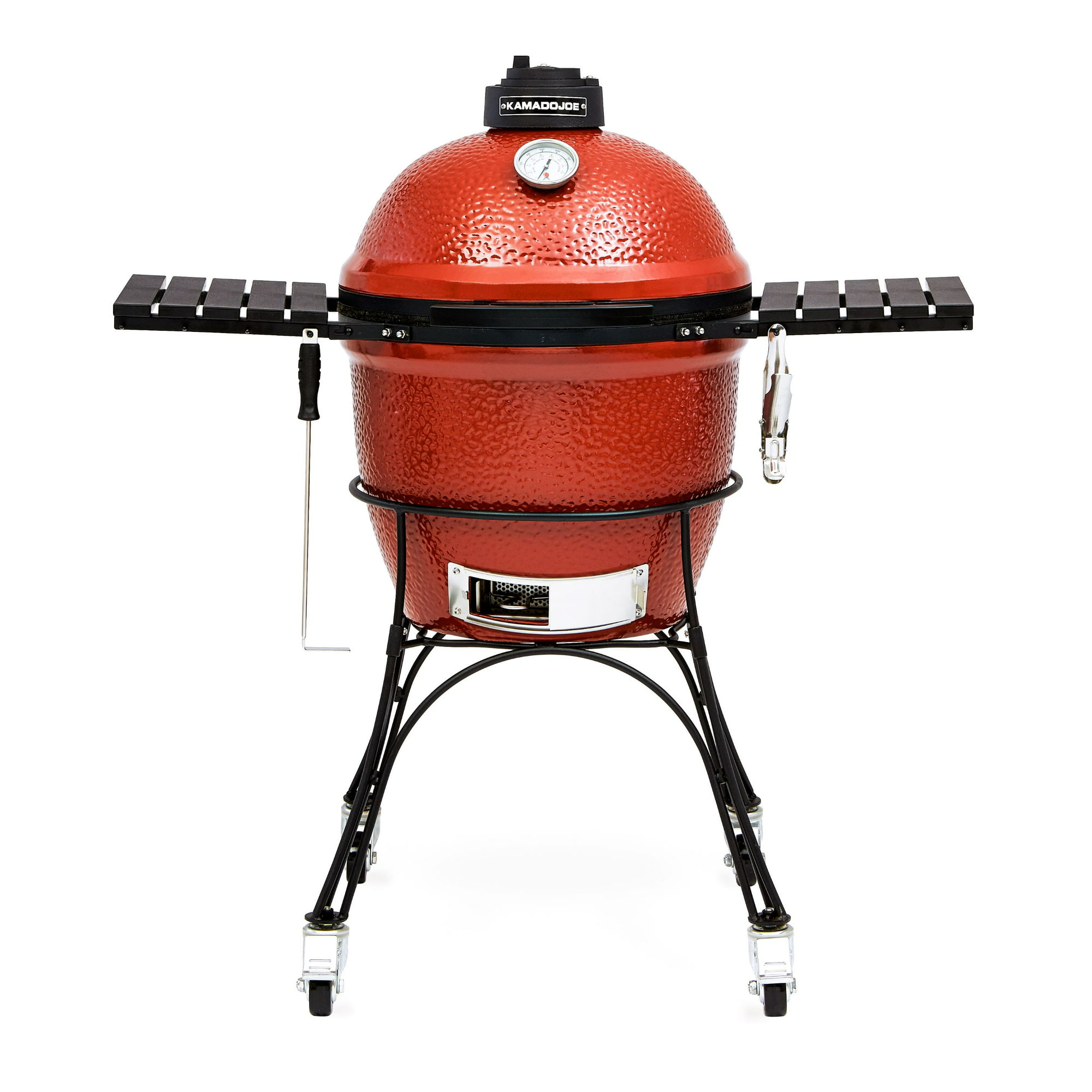 Classic Joe I 18 in. Charcoal Grill in Red with Cart