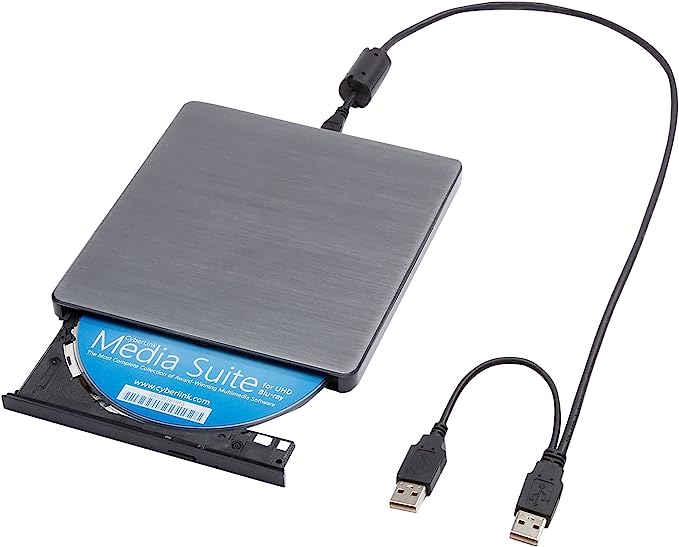 Amazon Basics External Ultra HD Blu-ray 6X Burner