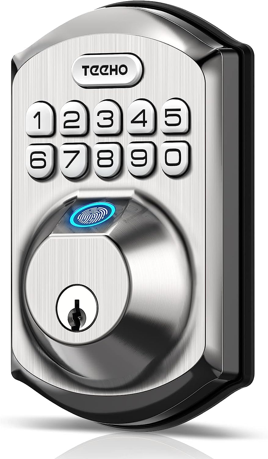 TEEHO TE002 Fingerprint Keyless Electronic Deadbolt Door Lock w/ Keypad (Various)