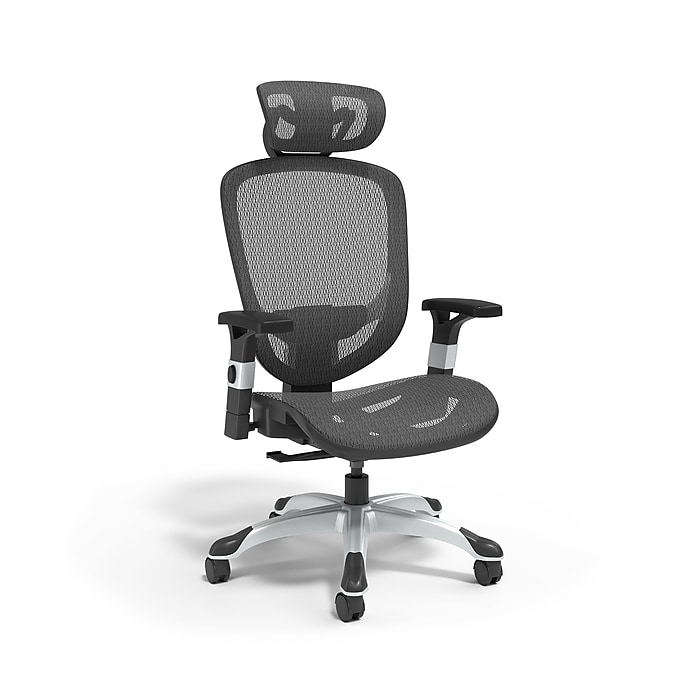 Union & Scale FlexFit Hyken Ergonomic Mesh Swivel Task Chair (Black)