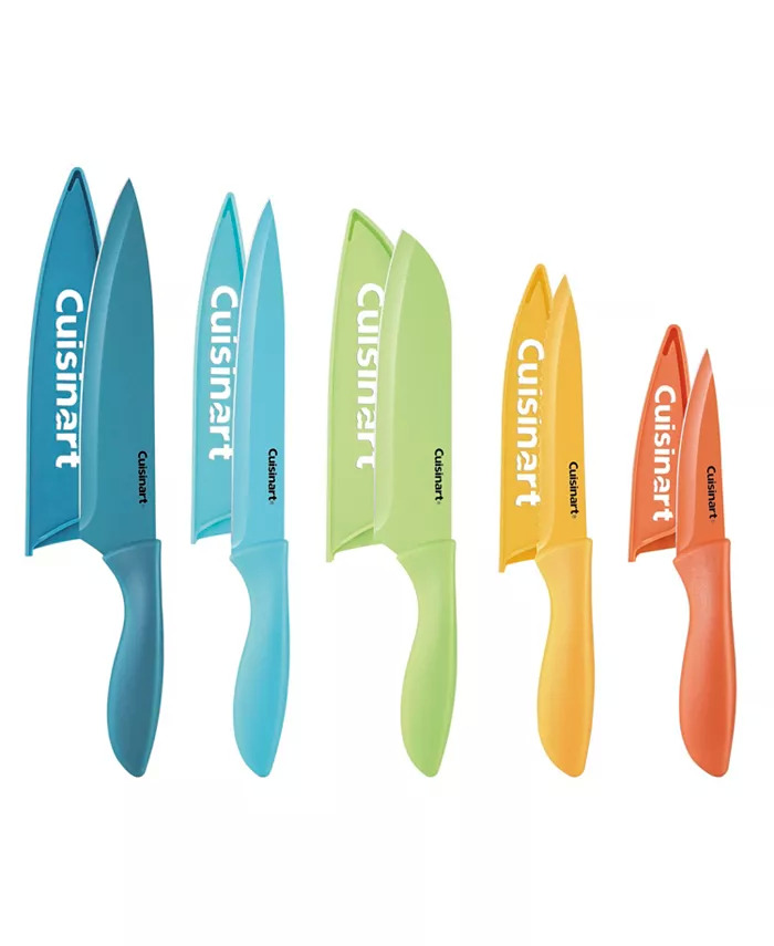 10-Piece Cuisinart Seaside Ceramic-Coated Knife Set w/ Blade Guards (Multicolor) $8.36 + Free Store Pickup at Macy's or Free Shipping on $25