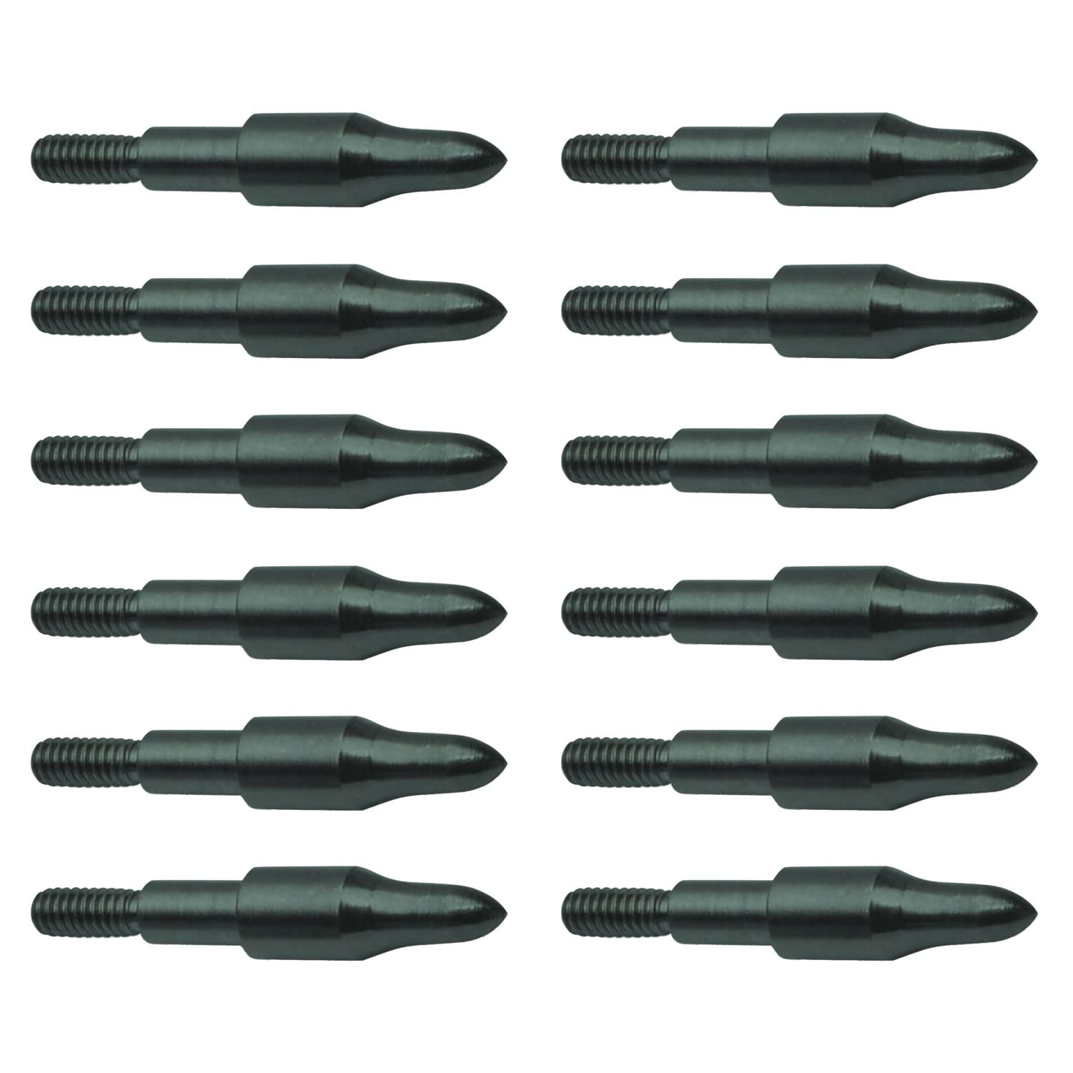 12-Pack New Archery Products 3D Point Durable Steel Screw-in Archery Practice Field Tips 125 Grain, 9/32" $2.00 + Free Shipping w/ Prime or