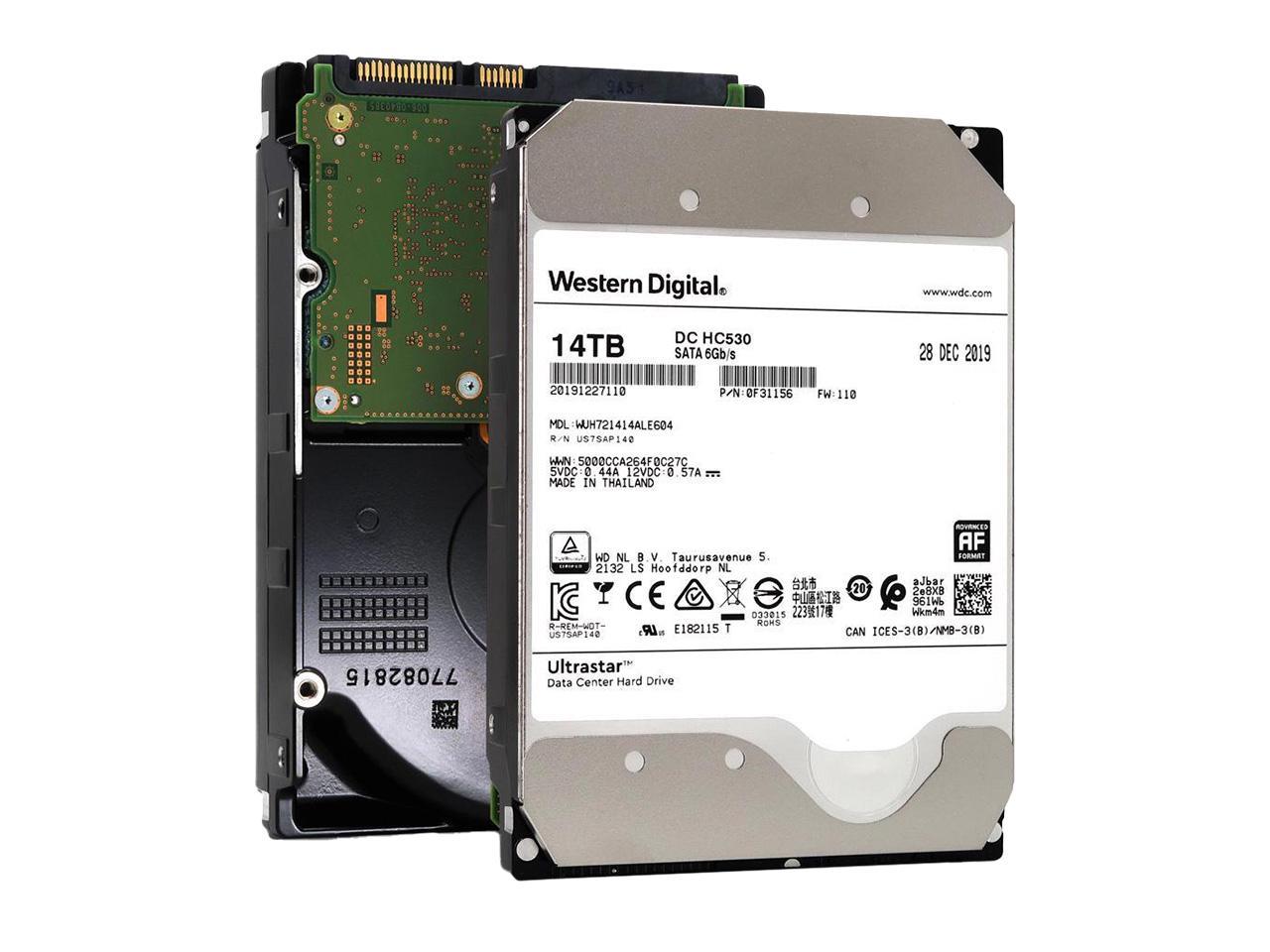 Refurb: 14TB WD Ultrastar DC HC530 SATA 6G 3.5" 7200 RPM Enterprise Hard Drive $100 + Free Shipping