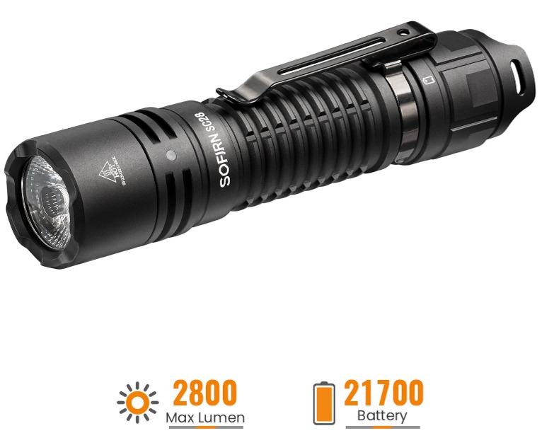 Sofirn SC28 Powerful Tactical Flashlight - $17.00