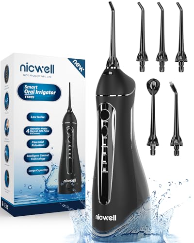 [S&S] $15.19: Nicwell Water Dental Flosser Teeth Pick at Amazon