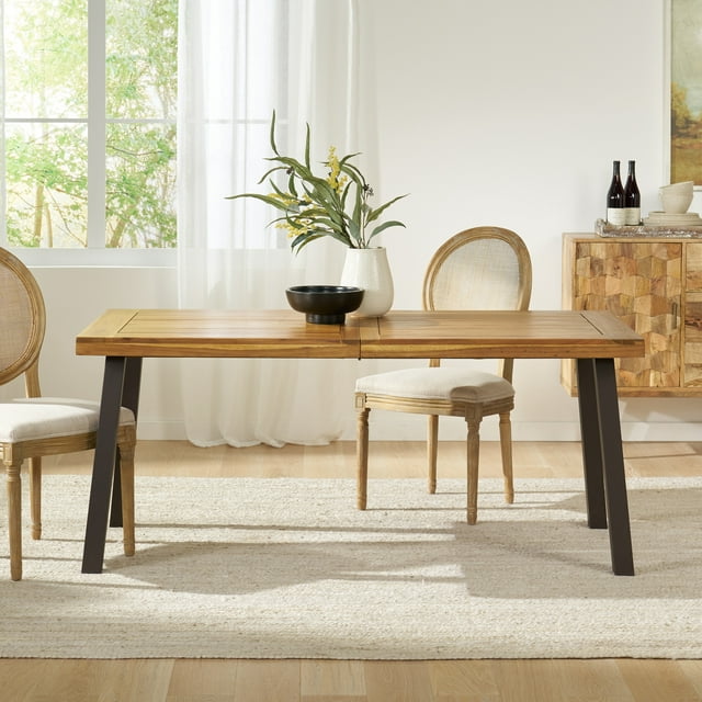 69" Noble House Gabrielle Natural Stained Acacia Wood Dining Table $156 + Free Shipping