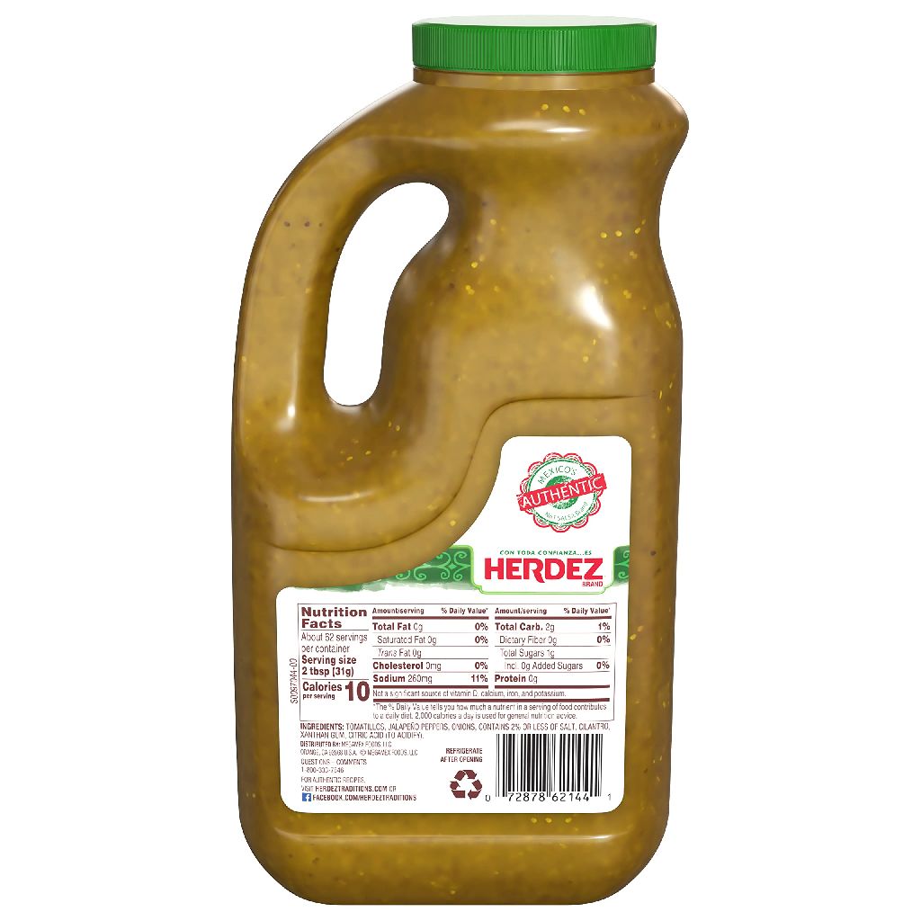 Herdez Salsa Verde 68 oz Mild $5.59 after 20% coupon or $4.54 after 15% S&S + 20% Coupon
