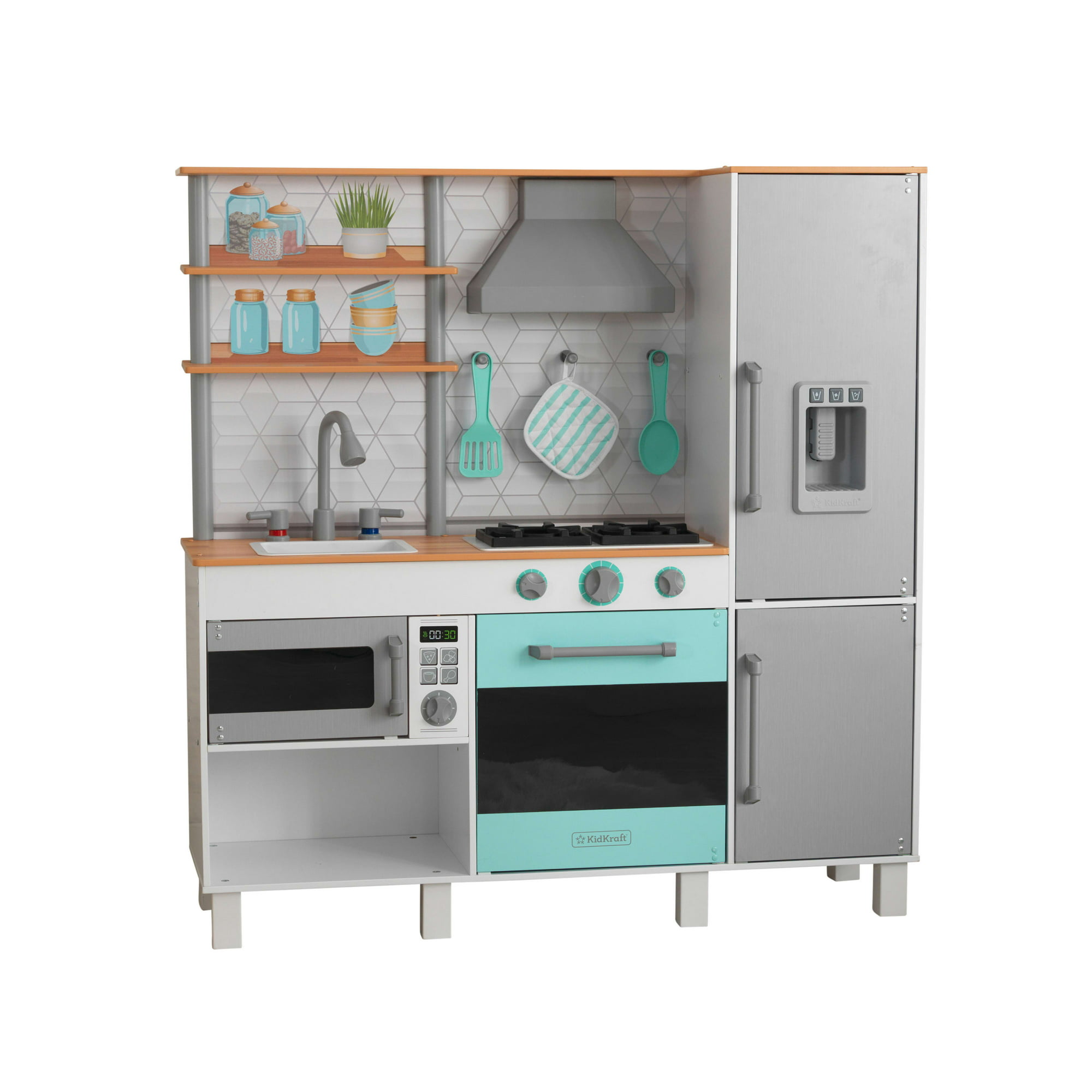 KidKraft Gourmet Chef Play Kitchen with EZ Kraft Assembly