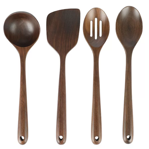 Sur La Table 4pc Walnut Utensil Set $15 vipoutlet via eBay