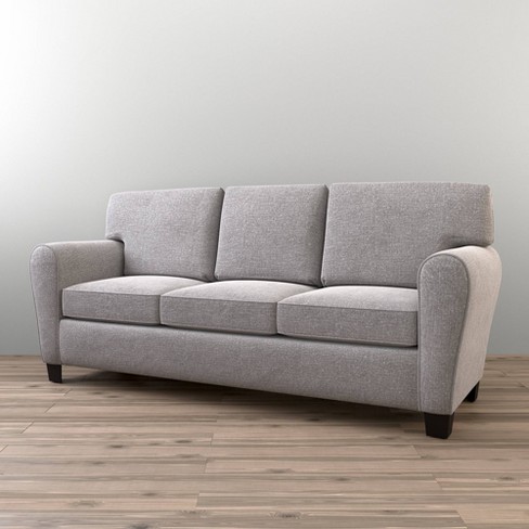 Brookside Abby 88in Polyester Upholstered 3-Seat Sofa