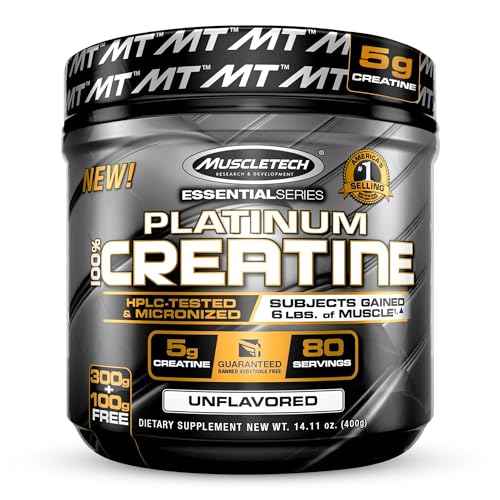 [S&S] $13.22: 80-Servings MuscleTech Platinum Creatine Monohydrate Powder (Unflavored) at Amazon