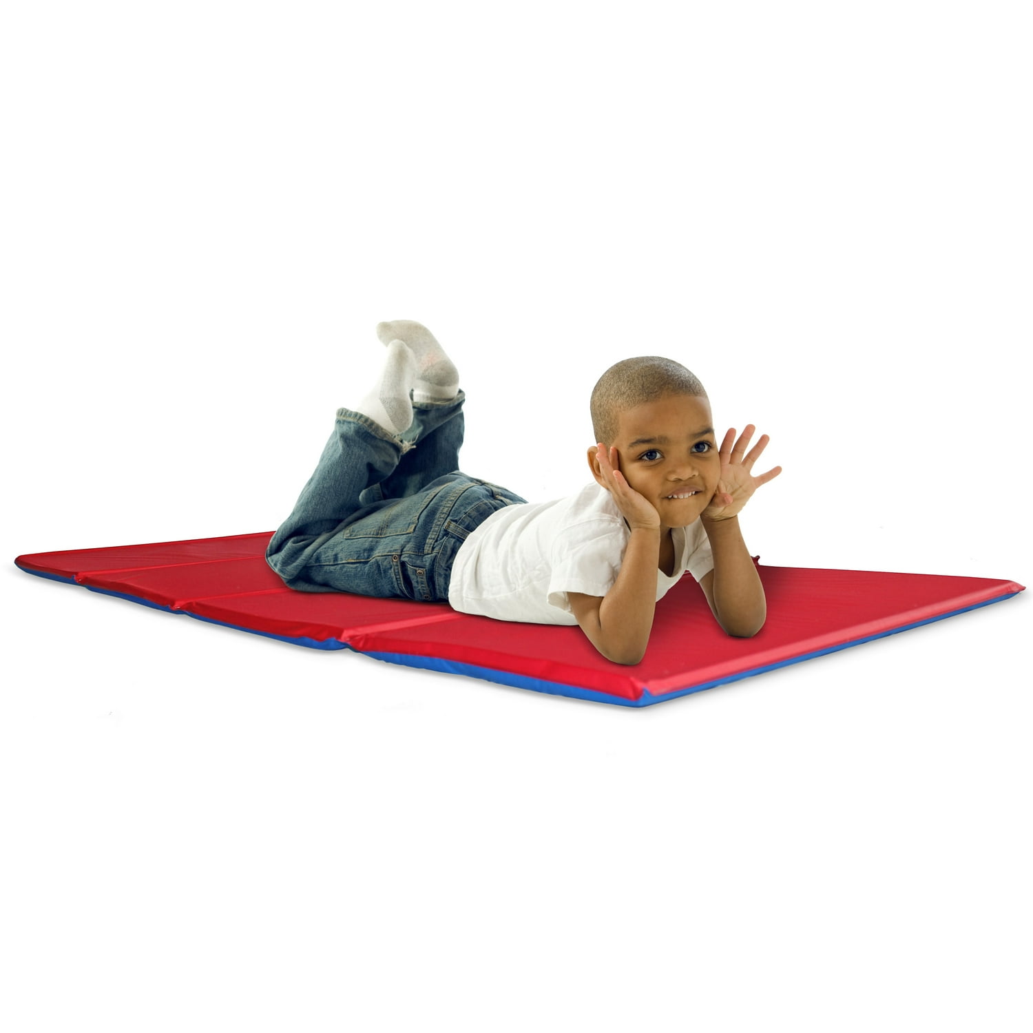 19" x 45" KinderMat The Original Rest Mat (Red/Blue) $11.92 + Free Shipping w/ Walmart+ or on $35+