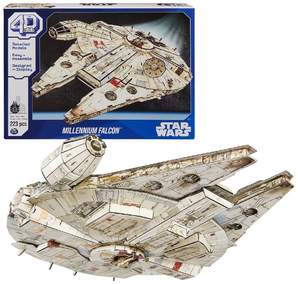 4D Build Star Wars 3D Cardstock Model Kit: 223-Piece Millennium Falcon $13.99 at Amazon
