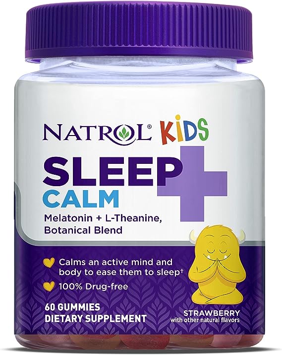 Natrol Kids Sleep+ Calm, Melatonin and L-Theanine