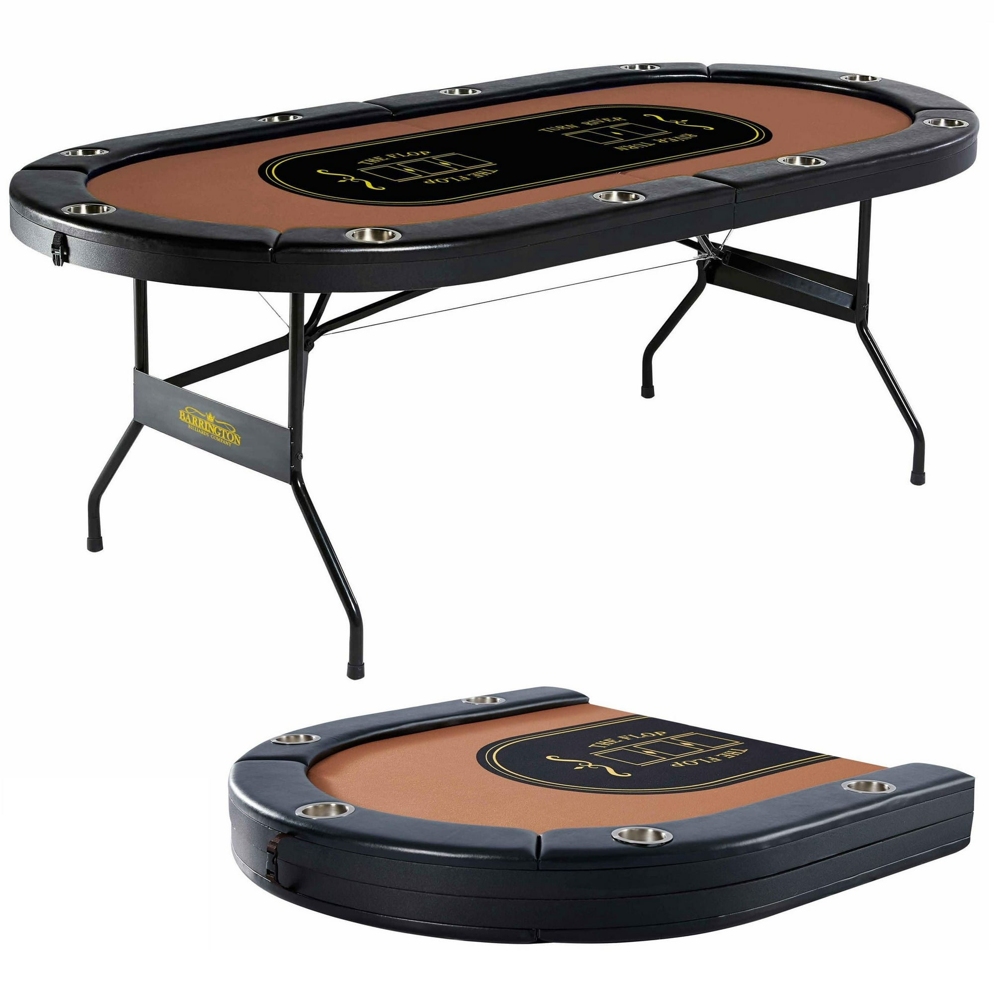 10-Player Barrington Folding Poker Table