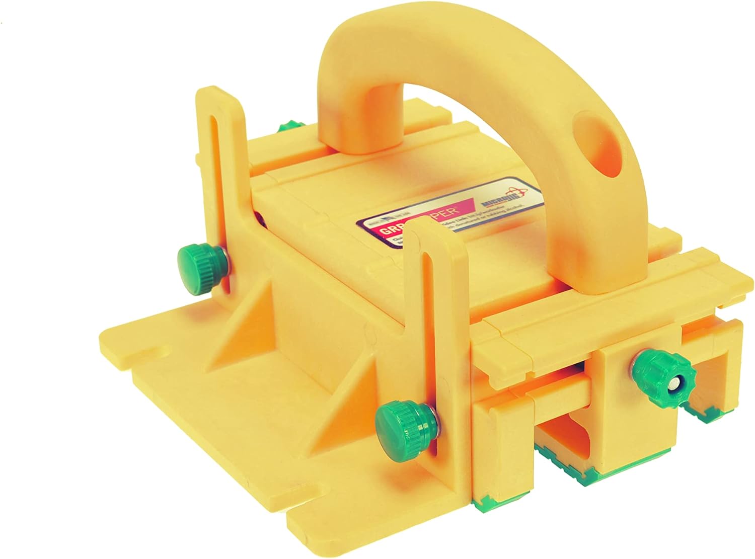 MICROJIG GRR-RIPPER GR-100 3D Table Saw Pushblock, Yellow - $49