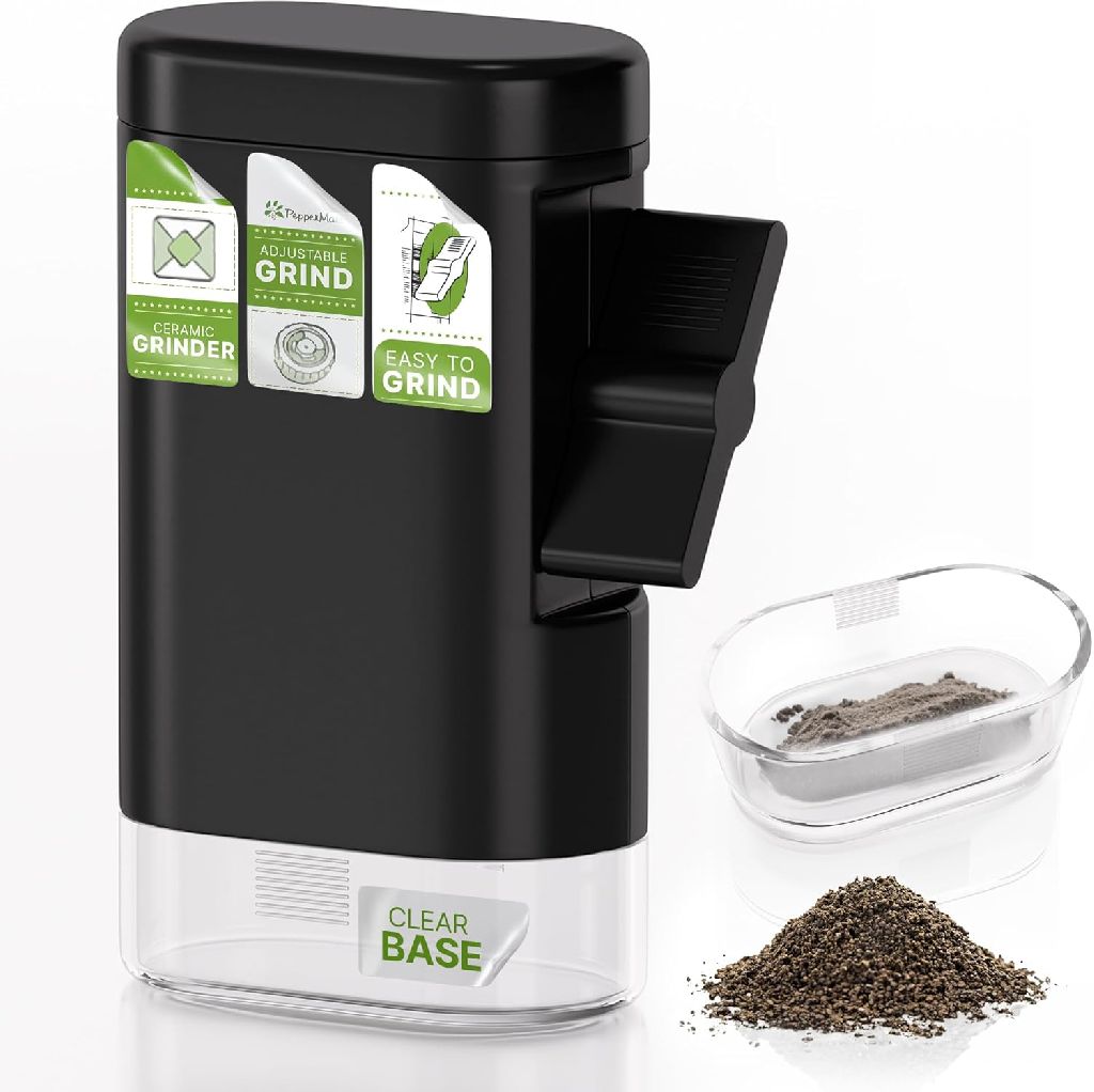 PepperMate Traditional Black Pepper Grinder Mill $18.99