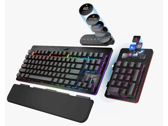 Mountain Everest Max RGB Modular Cherry MX Mechanical Gaming Keyboard w/ Display $80 + F/S