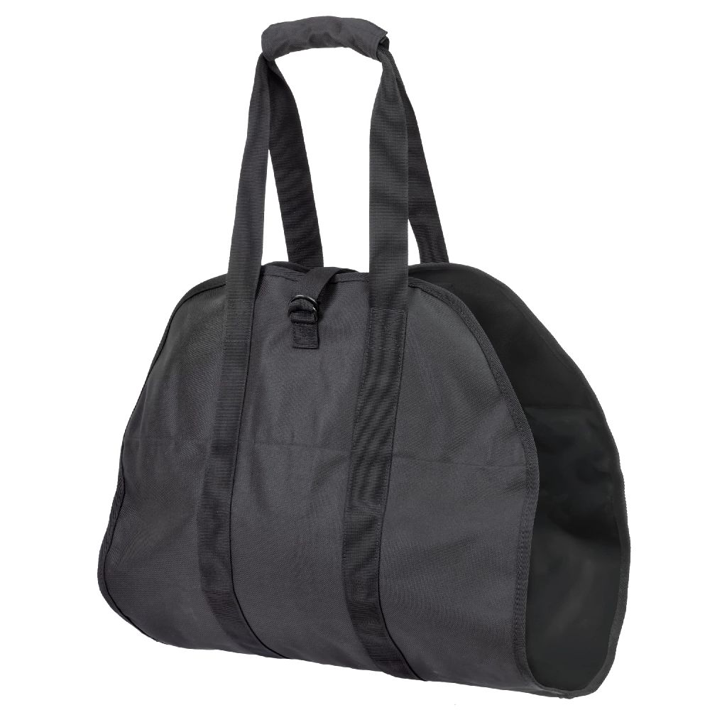 ShelterLogic 20" Heavy-Duty Open Ended Water-Repellent Log Holder Firewood Carrier Bag (Black) $8.99 + Free Shipping w/ Prime or on $35+