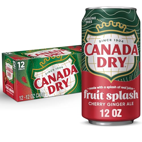[S&S] $11.53: 3x12-Pack 12-Oz Canada Dry Cherry Gingerale Fruit Splash at Amazon