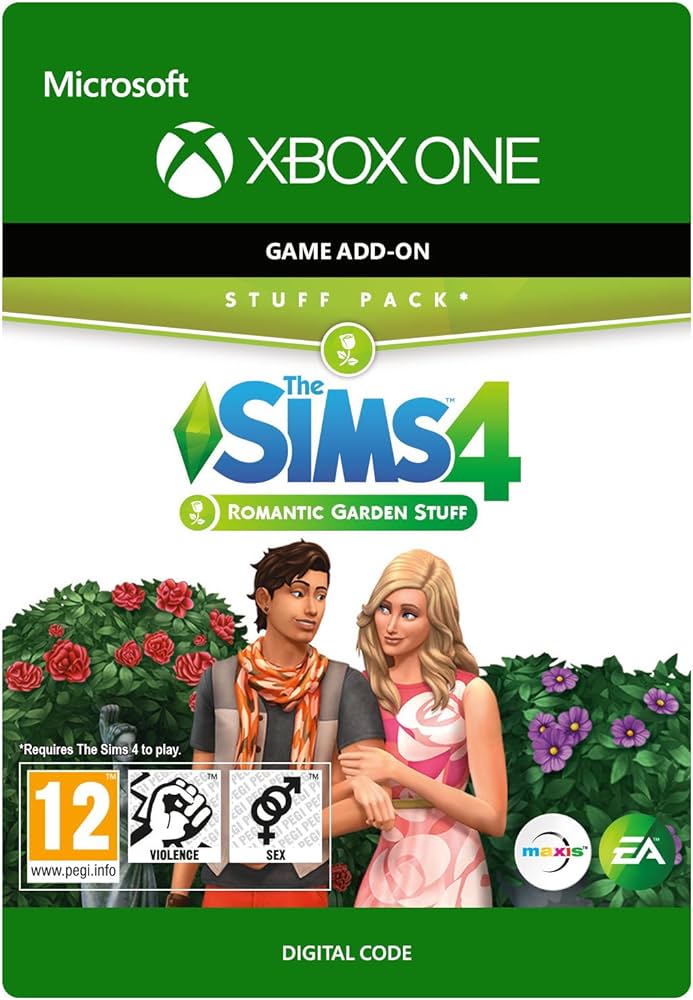 The Sims 4: Romantic Garden Stuff Add-On/DLC Content (PC Digital Download)