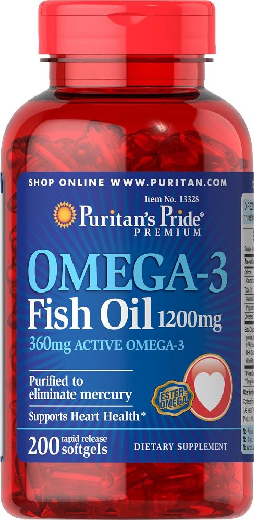 200 Count Puritan's Pride Omega-3 Fish Oil 1200mg $7.34 after 30% Coupon w/ S&S + Free Shipping w/ Prime or on $35+