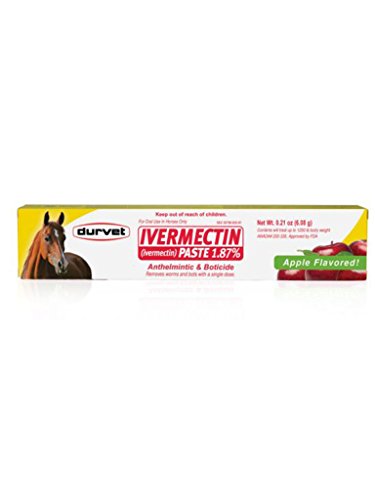 $6.50: Ivermectin Paste Dewormer - 6.08g dose @ 1.87%-Apple flavored at Amazon