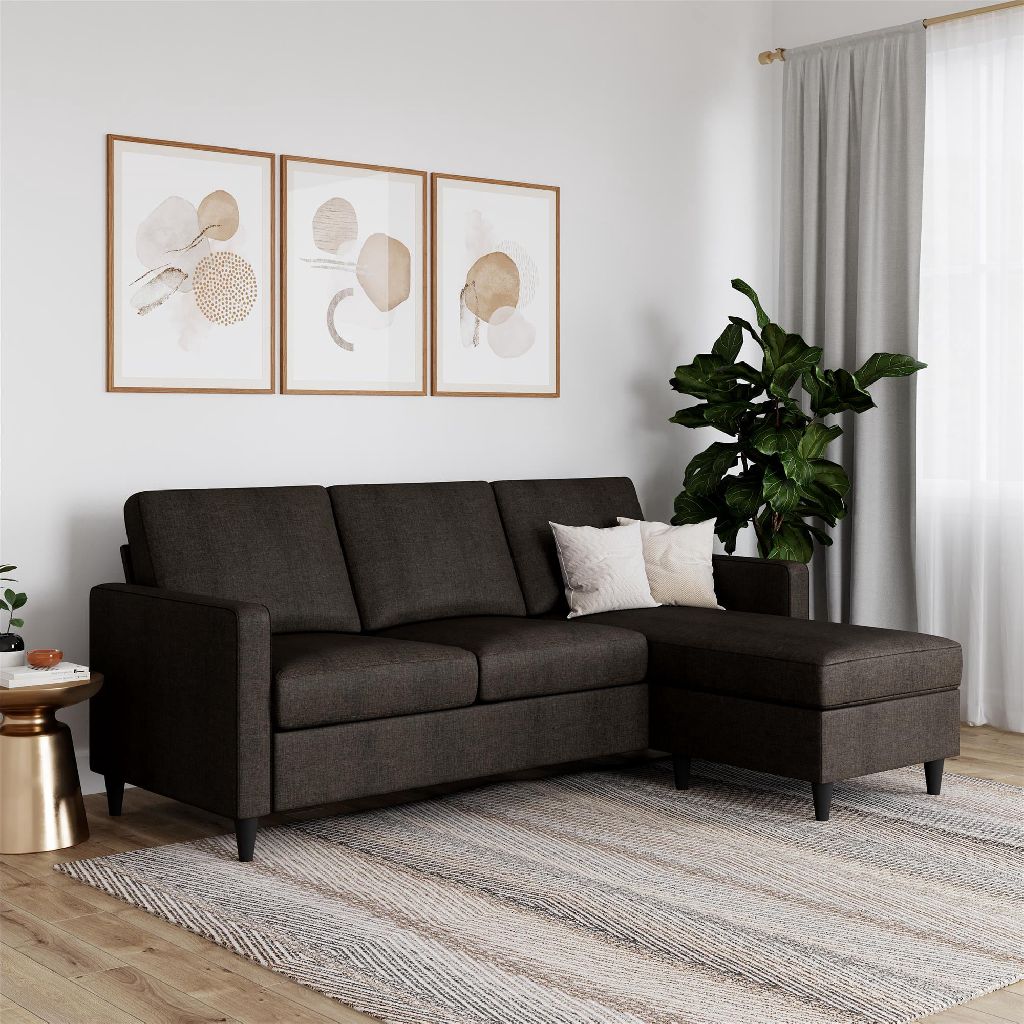DHP Cooper Reversible Sectional Sofa (Various Colors)