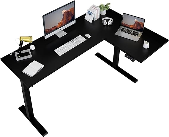 FlexiSpot Pro Corner Desk Dual Motor L Shape Standing Desk (63" x 40")