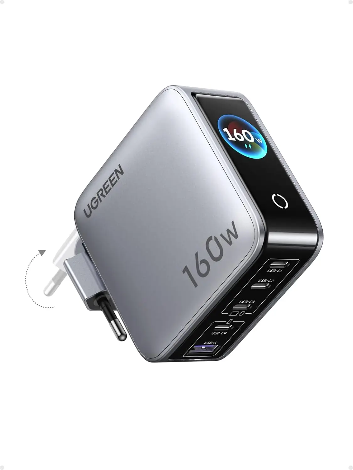 UGREEN Nexode Pro 160W Charger w/ Retractable Cable