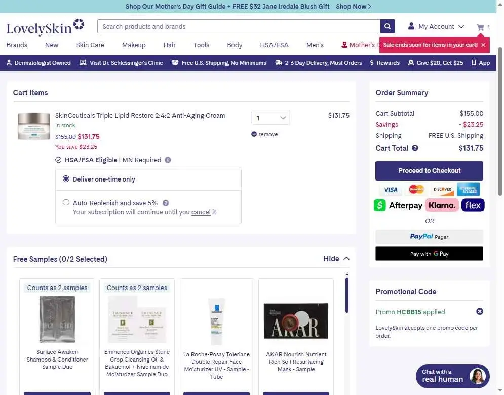 HCBB15 coupon verification screenshot