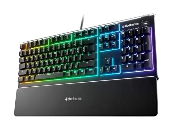 SteelSeries APEX 3 RGB Gaming Keyboard w/ Silent Switch