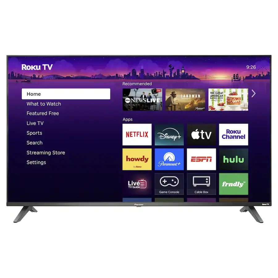 50" Pioneer LED 4K UHD Smart Roku TV (2025 Model)