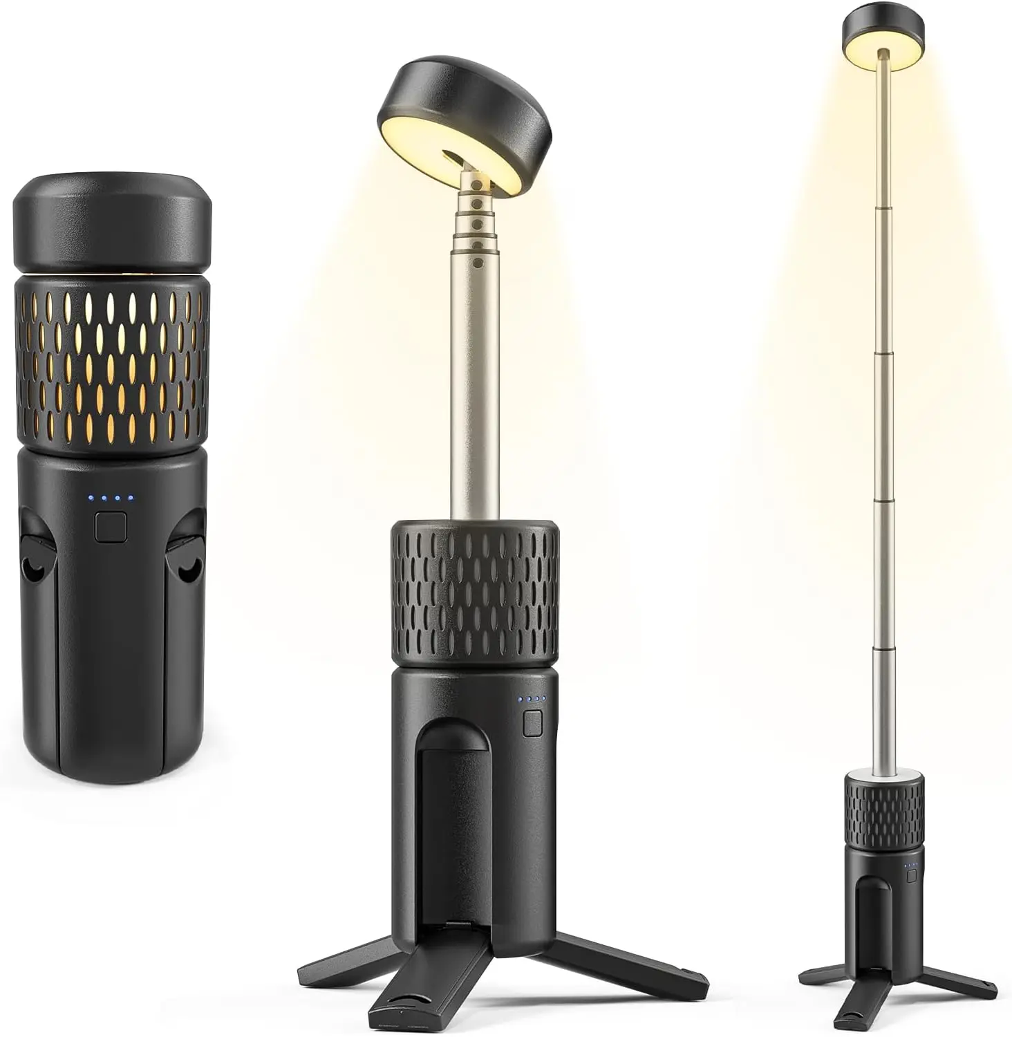 Rechargeable Collapsible Camping Lanterns, Cool Light (6500K)