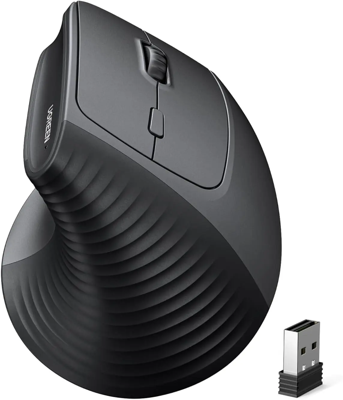 UGREEN 2.4G Mouse Wireless Vertical Ergonomic Mouse, Adjustable DPI