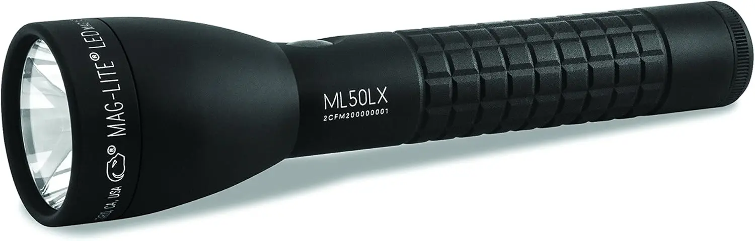 MAGLITE LED 2-Cell C Flashlight (Black, ML50LX)