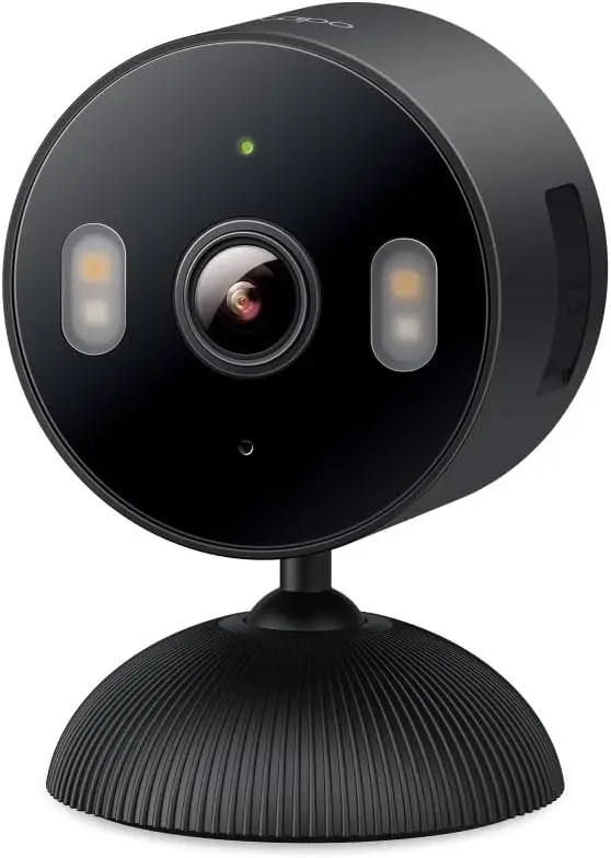 Tapo 1080p Indoor/Outdoor Security Camera w/ Color Night Vision & AI Person/Motion/Baby Cry Detection