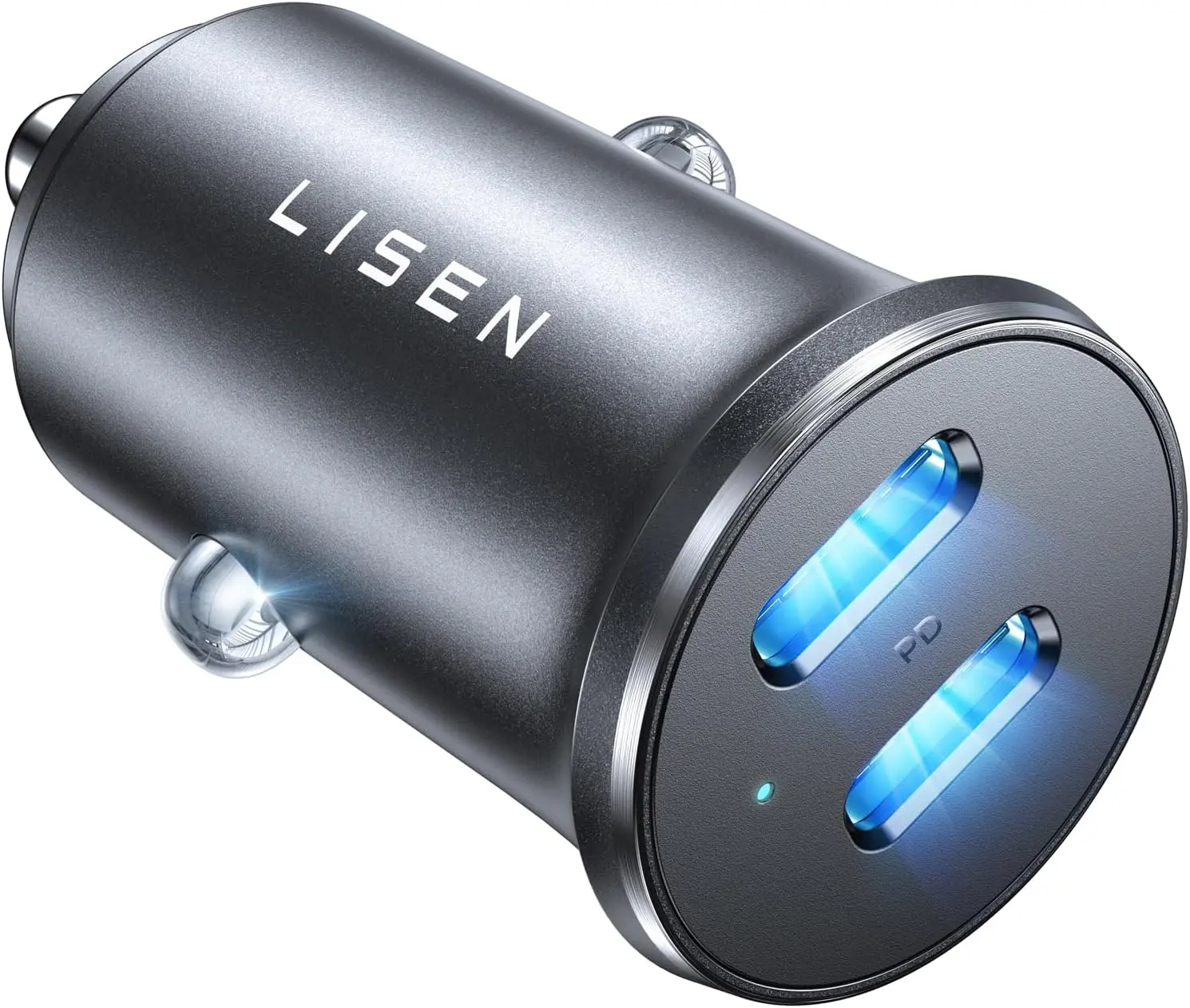 LISEN 90W 2-Port USB-C Fast Car Charger