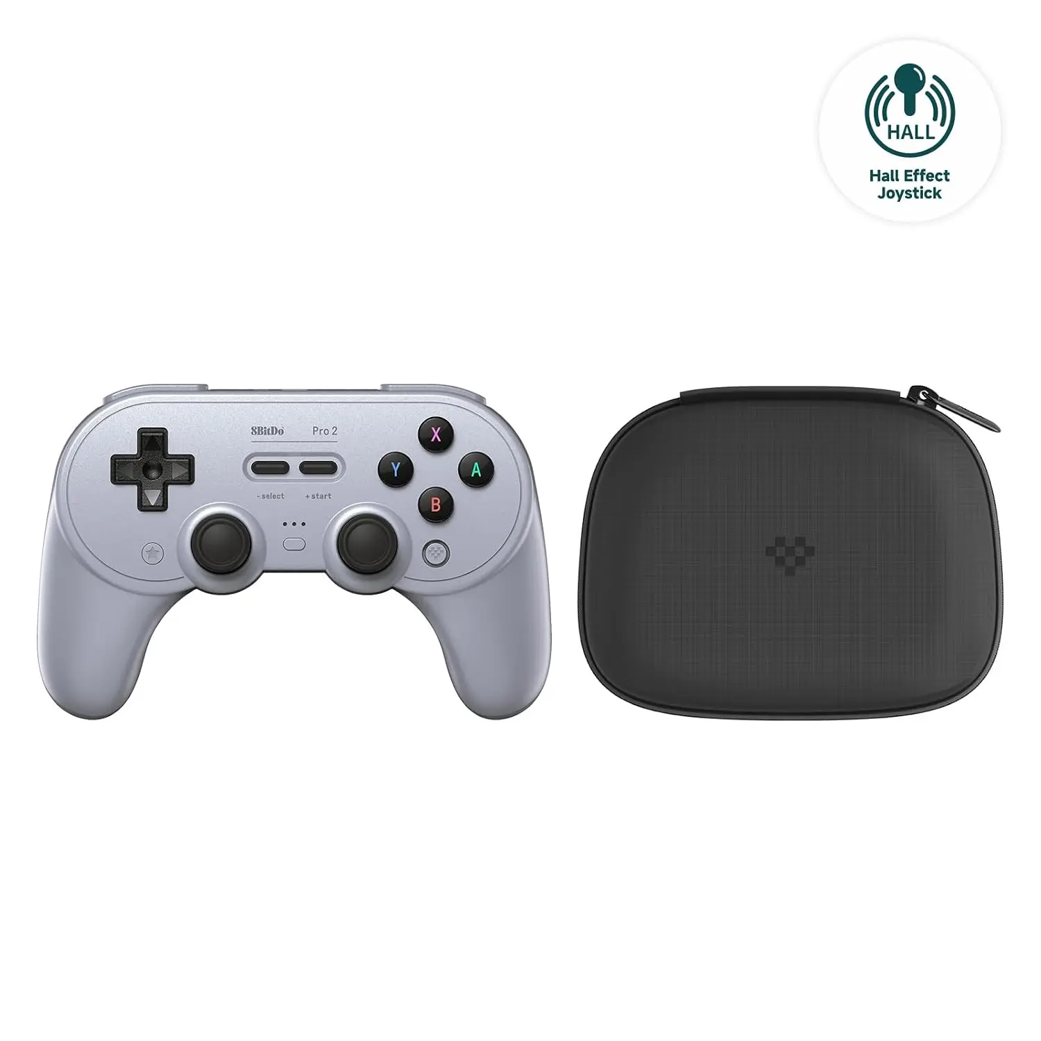 8Bitdo Pro 2 Wireless Hall Effect Joystick Controller w/ Case