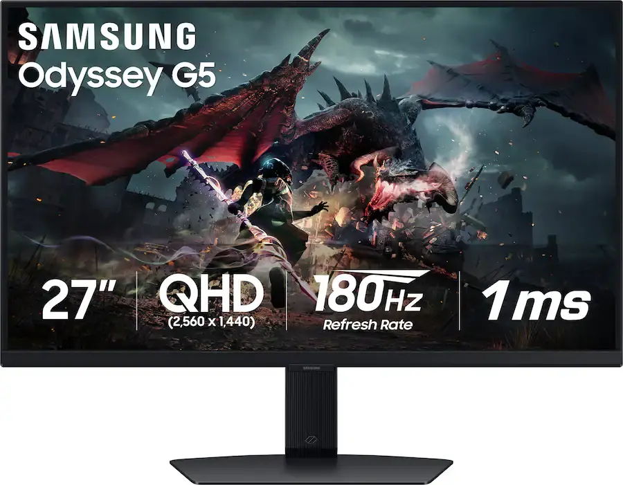 Samsung 27” Odyssey G50D QHD IPS 180Hz 1ms Gaming Monitor Open Box Fair-Excellent YMMV