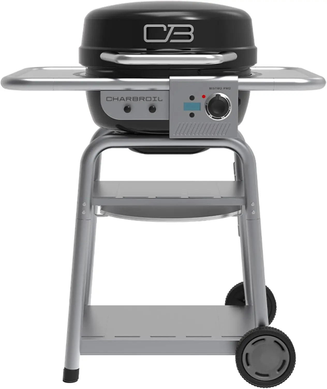 Charbroil 3-in-1 Dual Fuel Outdoor Bistro Pro Electric Grill & Griddle + Charcoal Mode BBQ