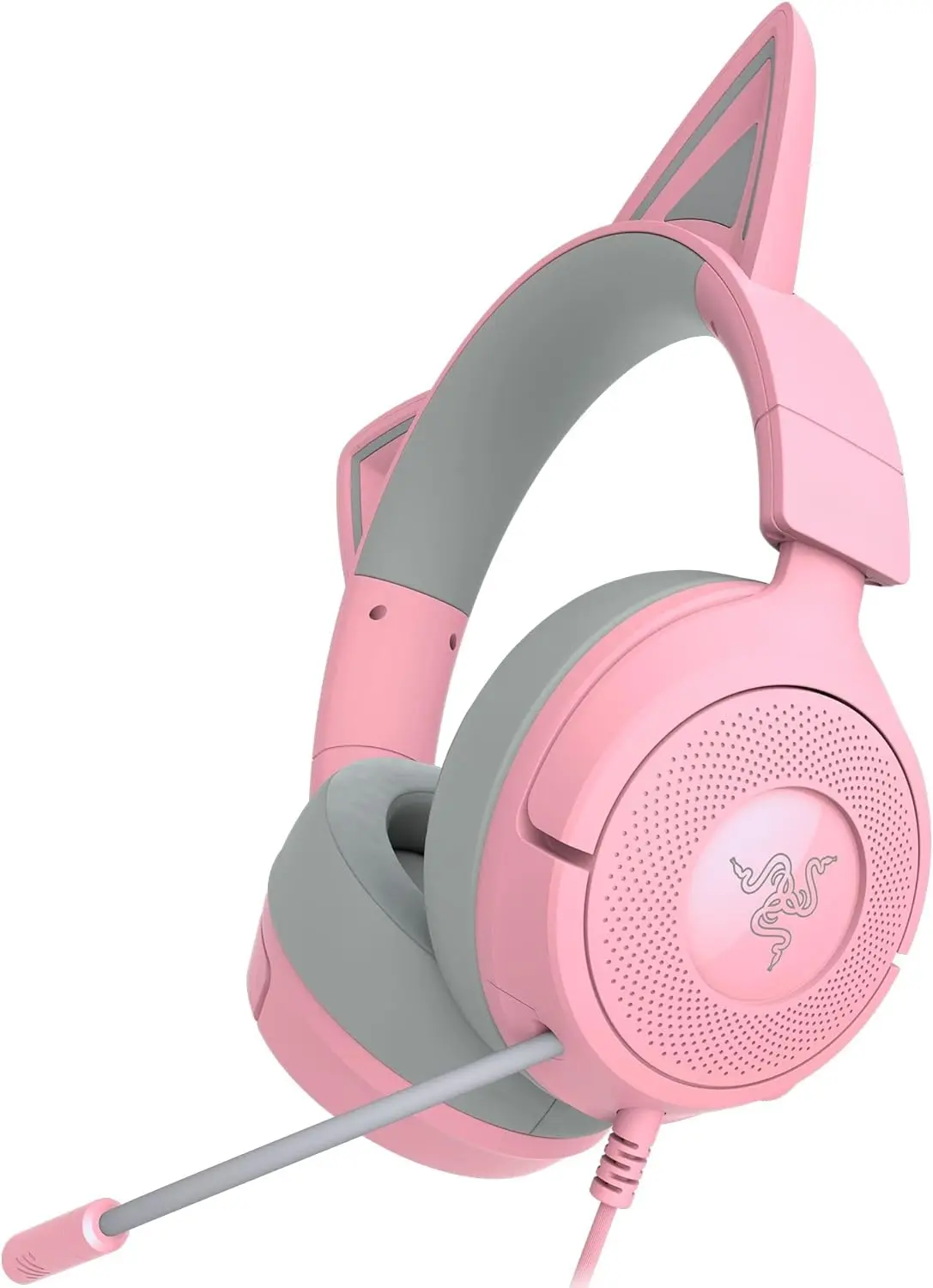 Razer Kraken Kitty V3 X Wired Gaming Headset: Kitty Ears - Pink