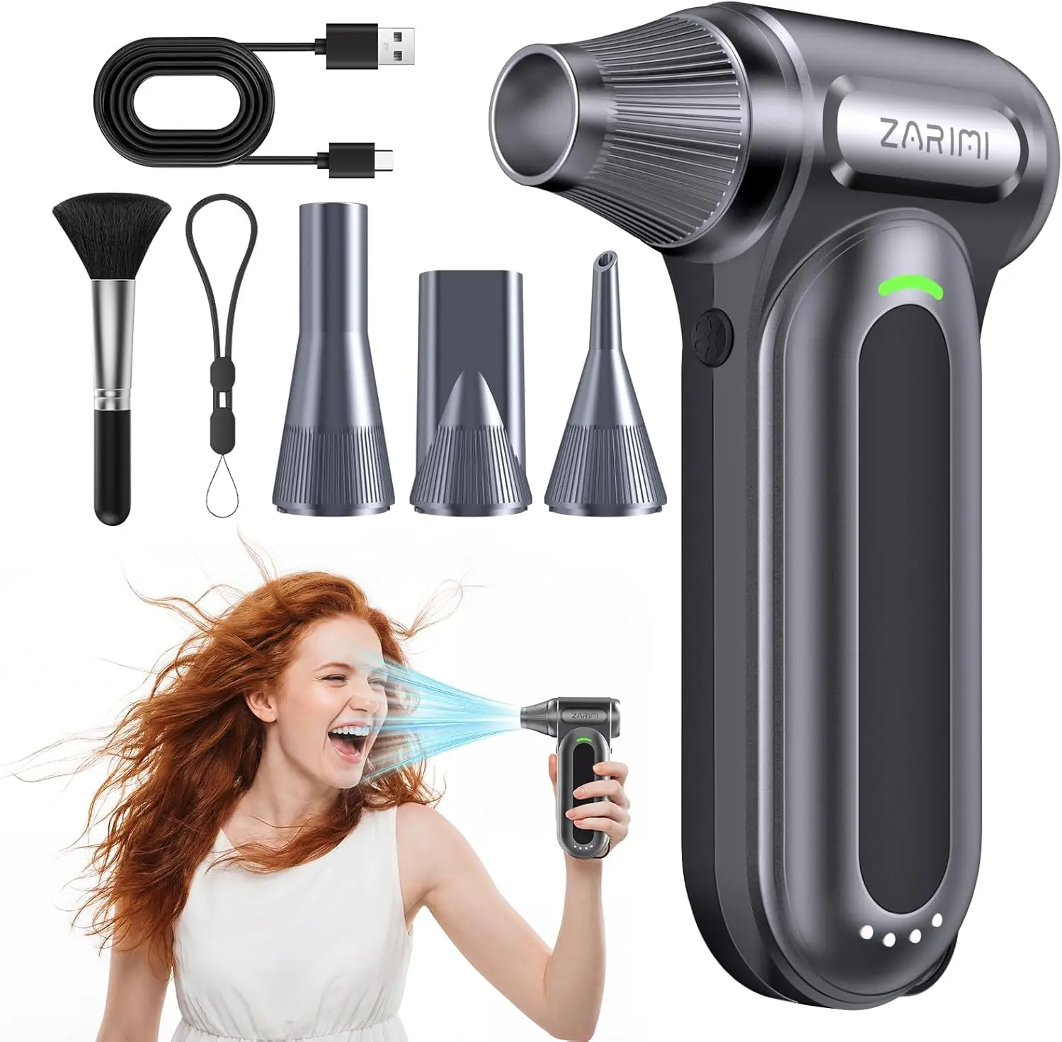 Zarimi Portable Electric Compressed Air Duster